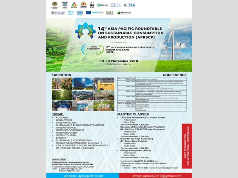 Indonesia Resource Efficiency Forum and Expo (IREFE) 2018